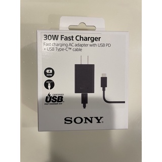 SONY xQz-UC1 原廠 30W快速充電器 旅充頭+Type C傳輸線 USB-C 快充頭充電線充電器 公司貨