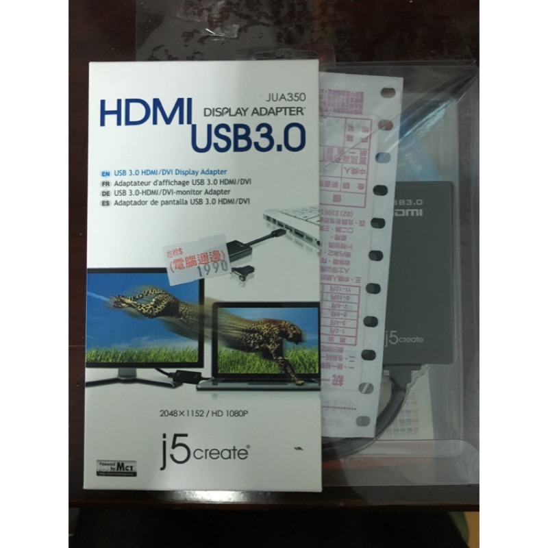 USB3.0外接顯示卡 J5 create HDMI JUA350 HD