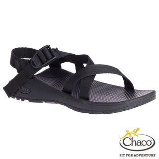 【美國 Chaco】送》女 款 越野紓壓運動涼鞋(標準款) Z/CLOUD/厚底足弓涼鞋 戶外拖鞋 黑 ZLW01