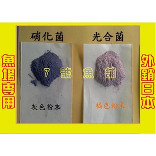 7號魚舖--網路最便宜-強效淨水活菌(硝化菌.光合菌)(消化菌)100g60元.1kg400元.消除亞硝酸.消除硝酸鹽
