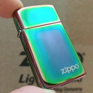 【現貨附發票】美國 Zippo 打火機 正品 Slim袖珍版機身 光譜鏡面拋光 (型號20493ZL)