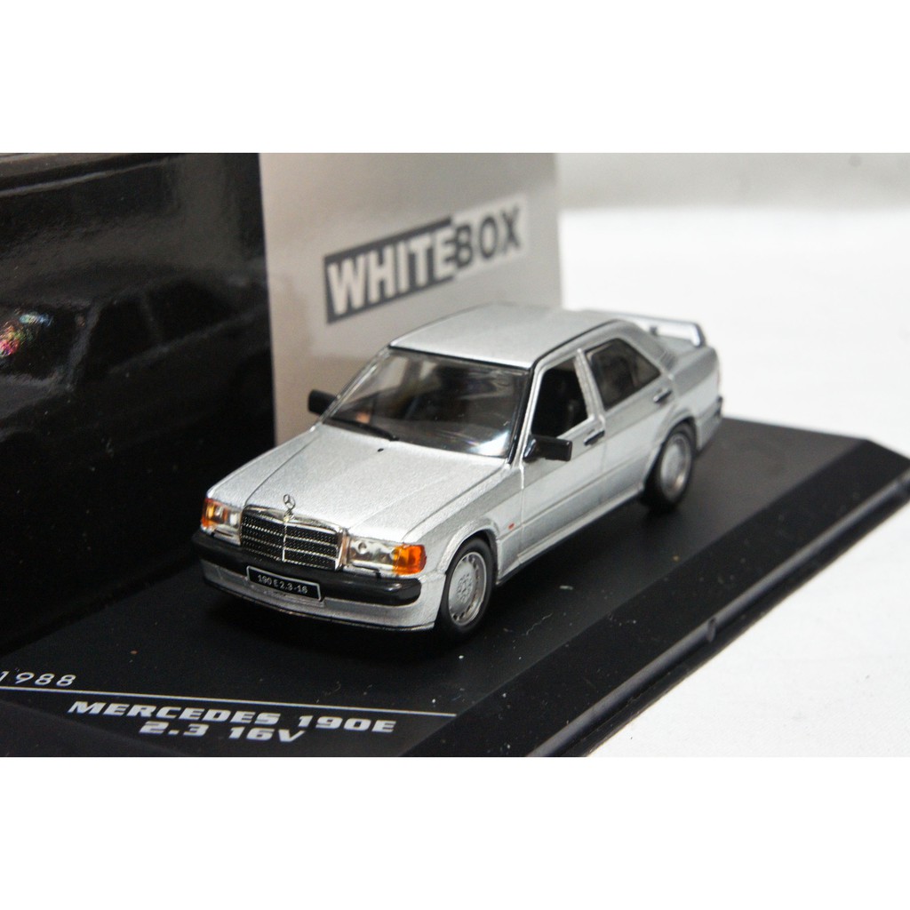 【現貨特價】1:43 White Box Mercedes Benz 190E 2.3 16V 1988 銀色