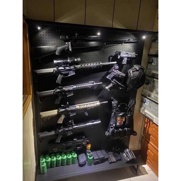 生存遊戲 槍架 展示架 洞洞板 長槍架 狙擊槍 小槍 手槍 裝備架 DIY訂製 商品