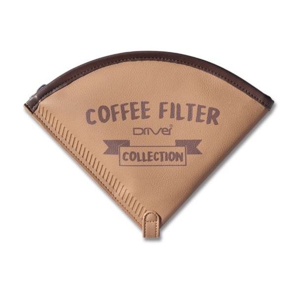 『里德咖啡烘焙王』DRIVER 咖啡 濾紙 收納包 可裝約40張 DRB-20323-BW/WH (咖啡/雪白)