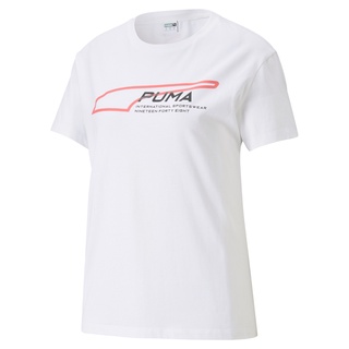 PUMA 流行系列Evide短袖T恤(F) 女短袖上衣 59725902 白
