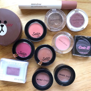 Etude house 絲緞光眼影 innisfree 礦物眼影 MONO EYES 單顆眼影