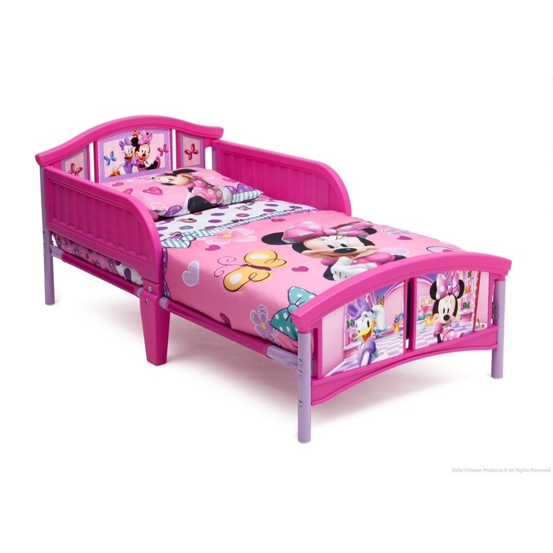 美國品牌Delta Children – Disney 卡通兒童床架 二手 米妮好朋友款式