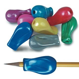 【山姆柑仔店】美國進口 The Pencil Grip 大型梨形握筆器 金屬色/基本色 隨機不挑色 大梨型