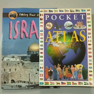世界地理地圖集 Pocket Atlas+以色列Israel (英文原文書)