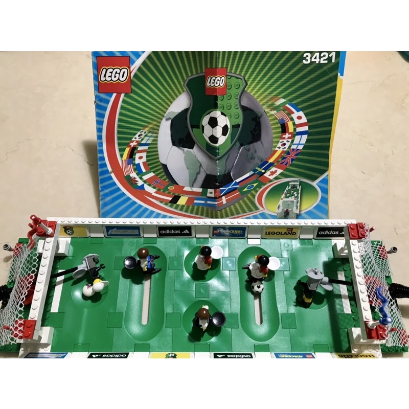 二手玩具 絕版樂高  LEGO 3421 足球3對3