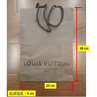 LV LOUIS VUITTON 紙袋 紙帶 提袋 (28*20*6 cm)