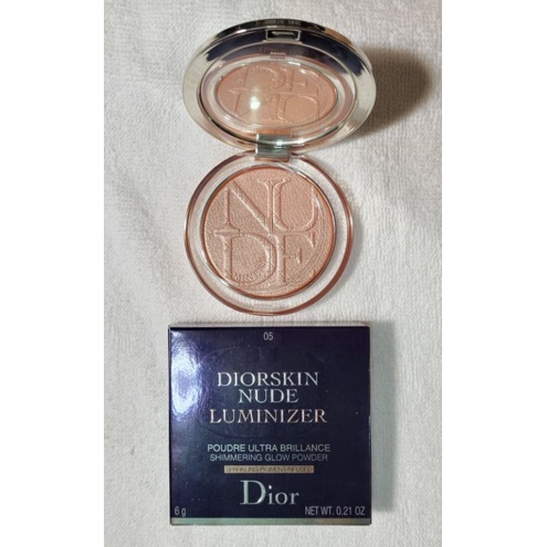 全新迪奧Dior  Diorskin Nude Luminizer Glow Powder清透光燦礦物蜜粉餅/高光打亮