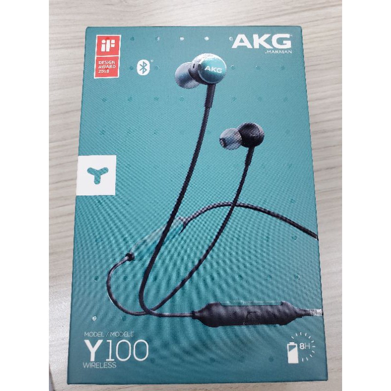 AKG藍芽耳機 Y100 綠色