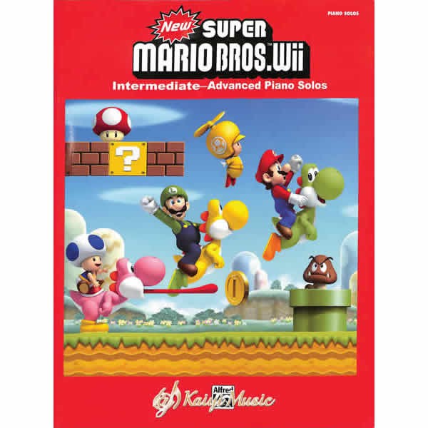 New Super Mario Bros. Wii: Intermediate / Advanced Piano Solos 新超級瑪莉兄弟 Wii 鋼琴琴譜