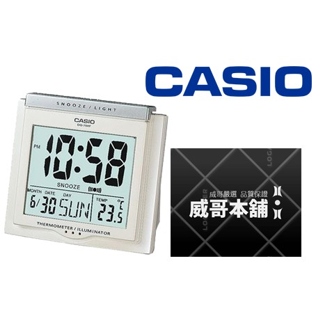 【威哥本舖】Casio台灣原廠公司貨 DQ-750F-7 溫度計、日期功能鬧鐘 DQ-750F