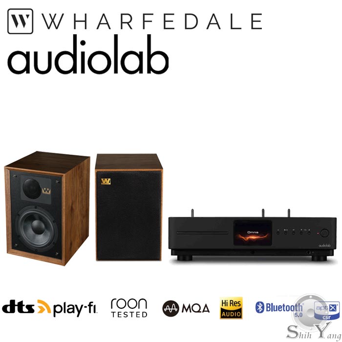 Audiolab Omnia 多功能串流綜合擴大機+Wharfedale Denton 85th 書架喇叭 公司貨保固