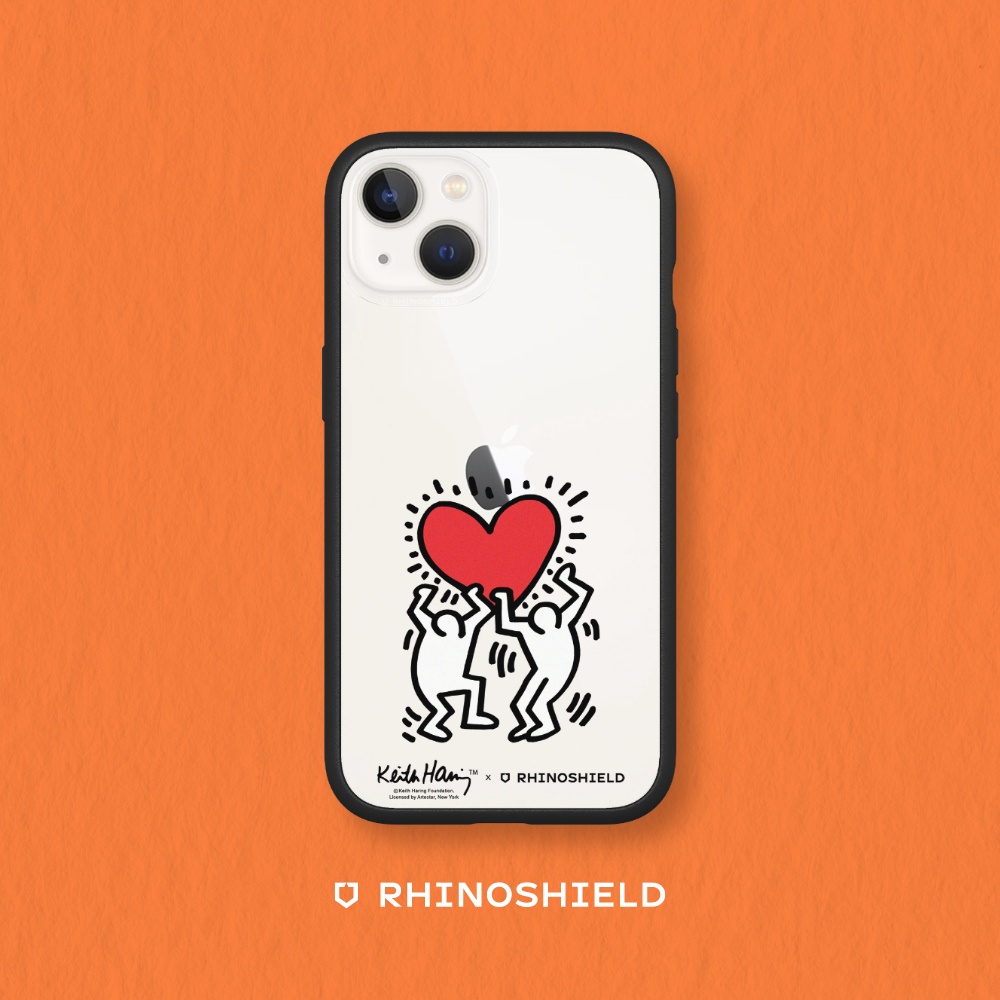 犀牛盾 適用iPhone Mod NX邊框背蓋手機殼∣Keith Haring系列/愛心