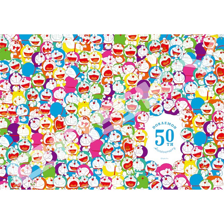 Ensky  哆啦A夢50周年 Colorful  1000片  拼圖總動員  日本進口拼圖