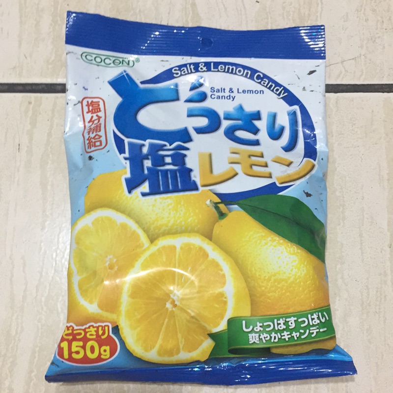 補充鹽份★好幫手 日本代購 可康海鹽檸檬糖150g