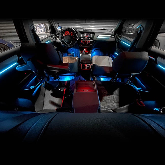 BMW X3 F25 X4 F26 多彩氣氛燈 呼吸燈模式 自動變色 可調亮度 (禾笙影音館)