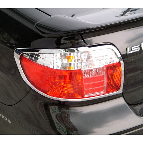 圓夢工廠 Toyota Vios 2005~2008 改裝 鍍鉻銀 車燈框飾貼 後燈框 尾燈框