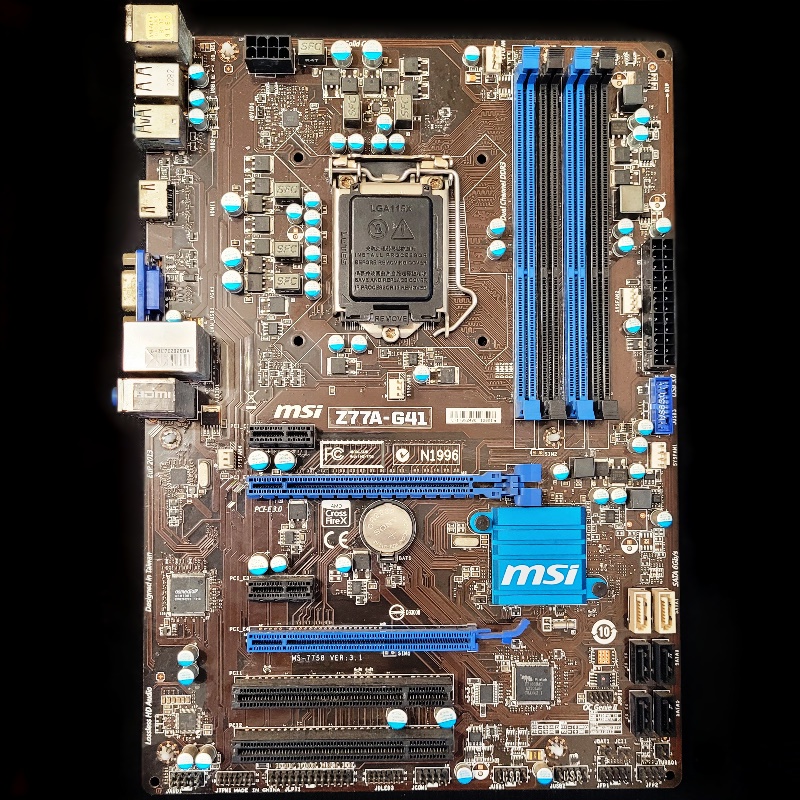 微星 msi Z77A-G41 intel 1155腳位 (MS-7758) ATX 主機板