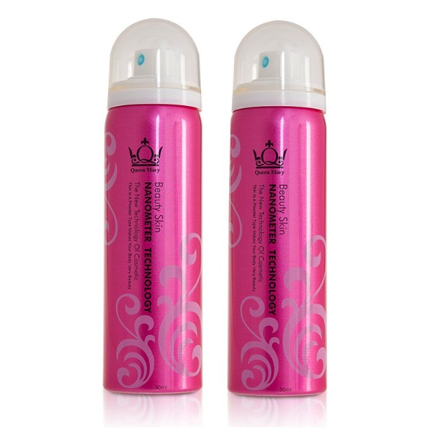 Queen Mary瑪麗皇后 新一代美膚液態粉底噴霧 2瓶優惠組
