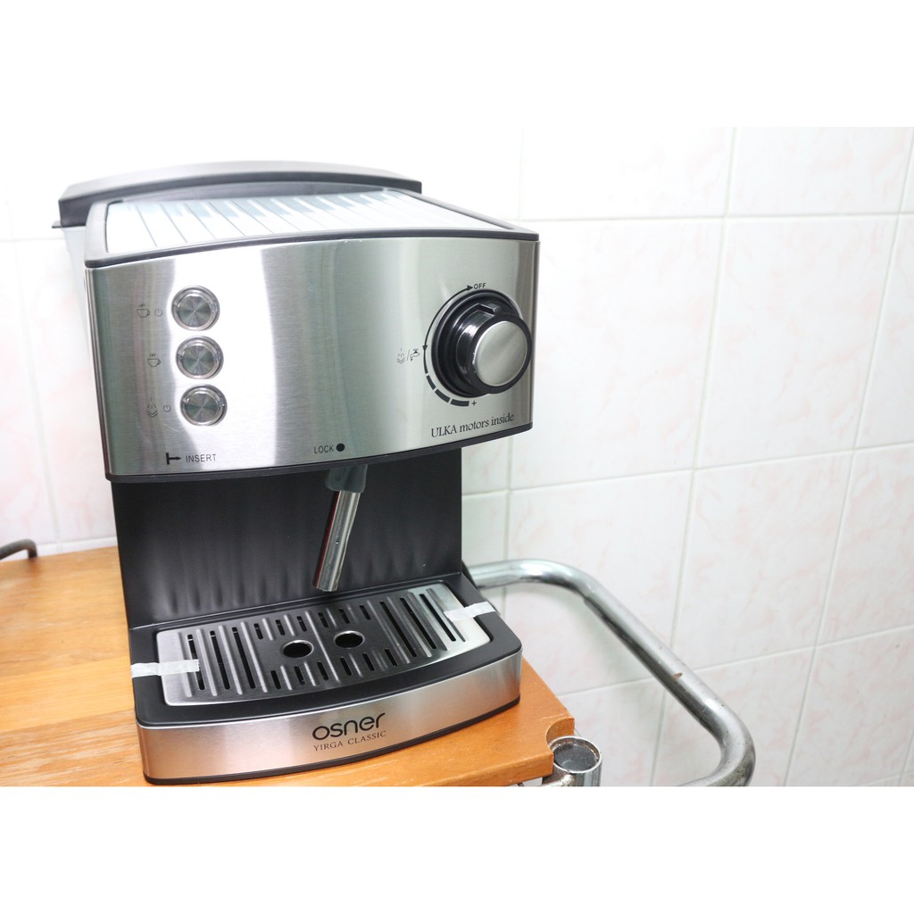 (二手含膠囊咖啡器具)韓國Osner YIRGA CLASSIC咖啡機 義式半自動咖啡機/膠囊咖啡一機兩用