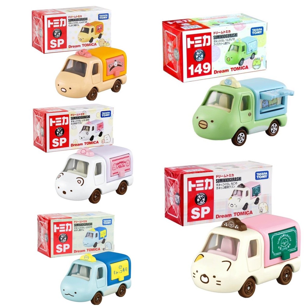 【無國界雜貨舖】日本 TOMICA 角落生物 角落小夥伴 販賣車 小貨車 餐車 白熊 企鵝 炸豬排 貓咪 恐龍 多美車