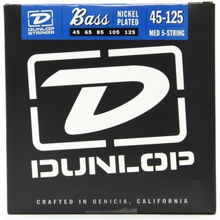 【搖滾玩家樂器】公司貨 弦類任三包免運 Dunlop DBN45125 (45-125) BASS弦 貝斯弦 五弦