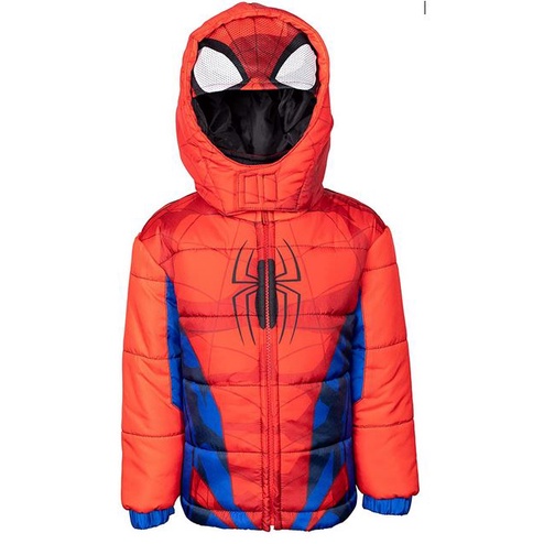 c ❤️正版❤️ 美國迪士尼 MARVEL 蜘蛛人  SPIDER MAN  兒童 外套 連帽外套 鋪棉外套 保暖外套