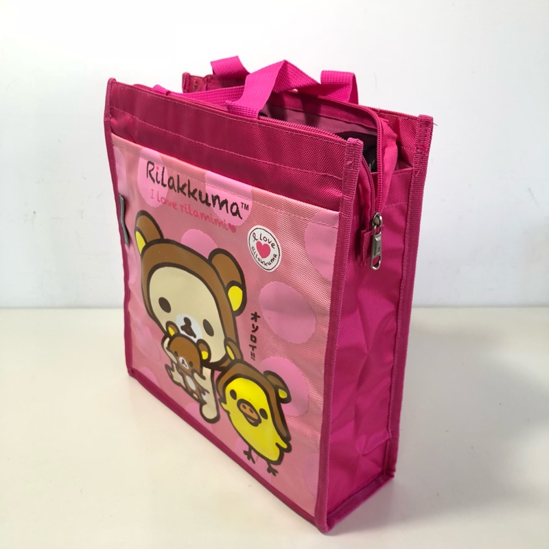 《現貨》拉拉熊 購物袋 才藝袋 防潑水 補習袋 美術袋 手提袋 環保袋 便當袋