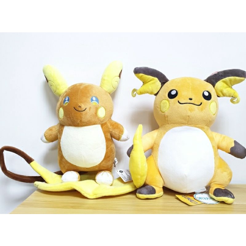 【雷丘 阿羅拉雷丘】正版精靈寶可夢雷丘玩偶 娃娃 pokemon進化版雷丘 站姿雷丘玩偶