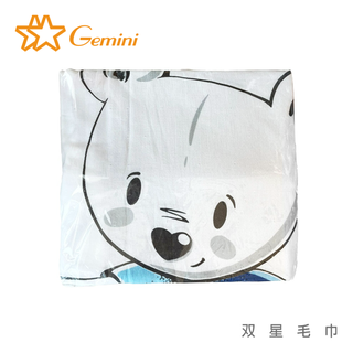 【双星毛巾Gemini】單車小熊紗布包被｜童包巾｜童被 新生兒被｜純棉