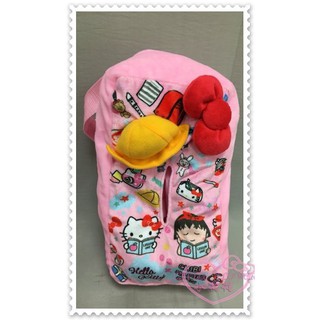 ♥小公主日本精品♥Hello Kitty x 櫻桃小丸子絨毛面紙套面紙收納套抽取式面紙收納套居家必備 33187303