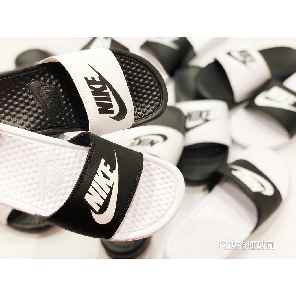 Nike Benassi Jdi Mismatch(818736-011)黑白拖鞋 陰陽