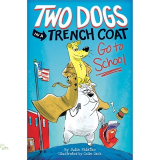 Two Dogs in a Trench Coat Go to School【禮筑外文書店】(精裝)[75折] #2