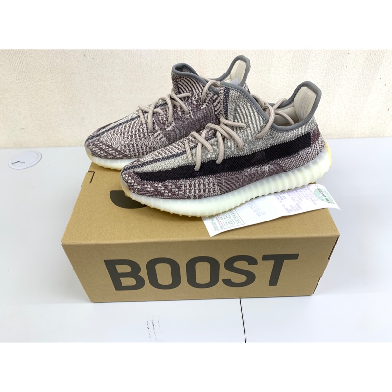 ADIDAS YEEZY BOOST 350 V2 ZYON 灰白黑 編織  FZ1267 女 TD