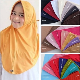 印尼頭巾/Jilbab Pet Serut LYCRA - Hijab Instan Polos-20 9-9950