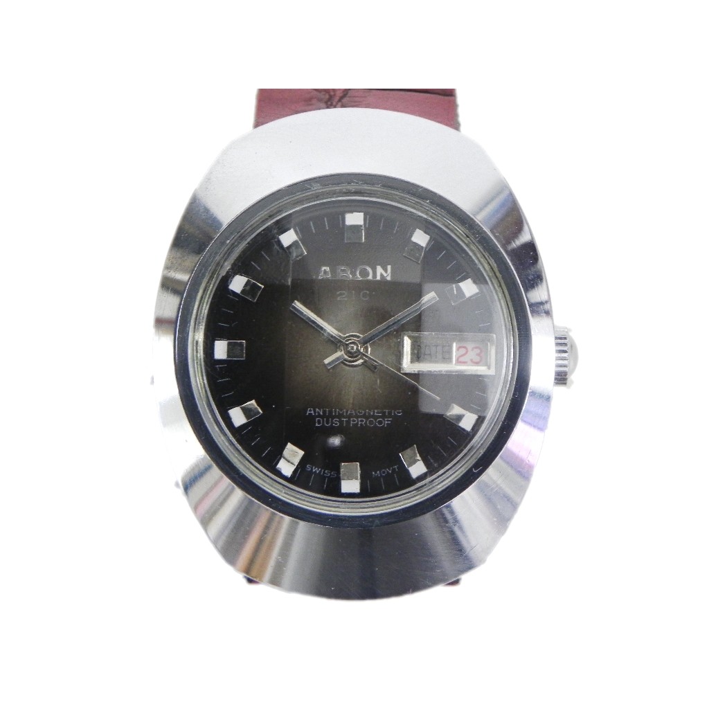 機械錶 [ABON-21C]  ABON 手上鍊古董男錶- 手工真皮錶帶/時尚錶/中性錶
