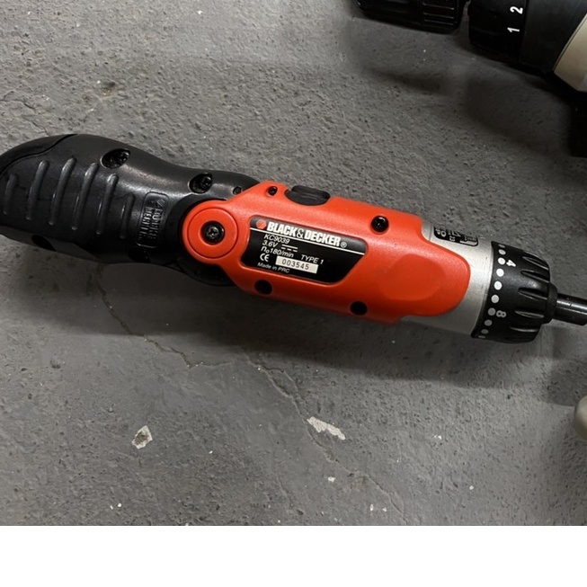 改裝全新動力鋰電池  BLACK &amp; DECKER 電動起子 KC9039 電動起子 容量6.0A 含充電器