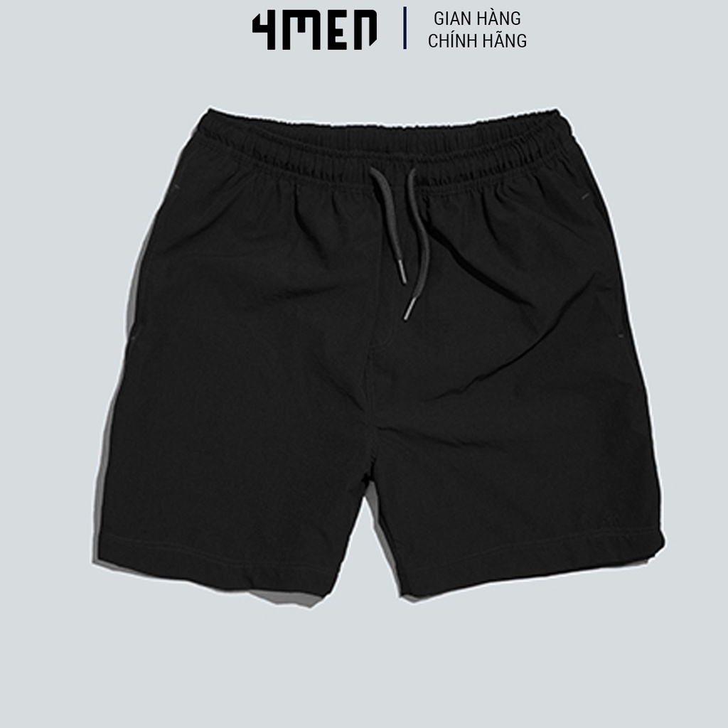 4men QS012 男士素色泳褲,美觀柔軟彈力面料,運動舒適