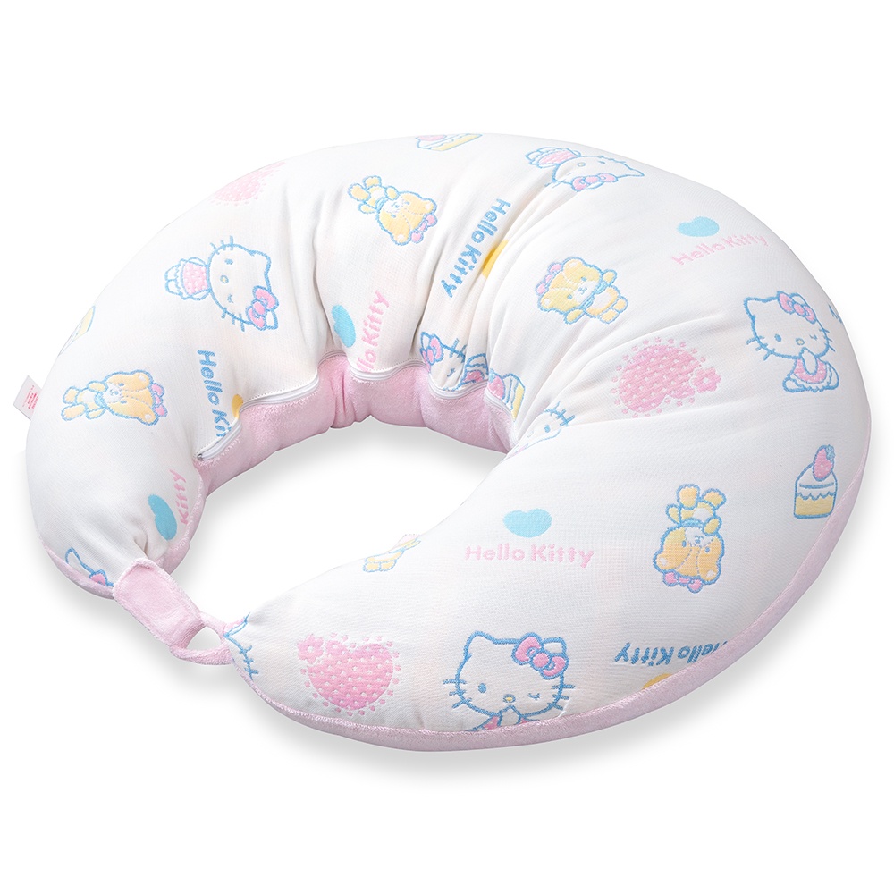 HELLO KITTY K77636 六層紗孕婦多功能授乳枕