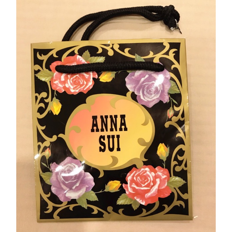 Anna sui 百貨專櫃安娜蘇 薔薇專屬紙袋/手提袋