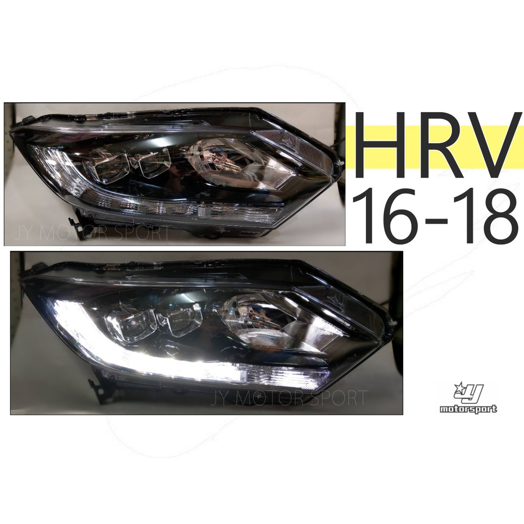 小傑車燈精品--全新 HONDA HRV 2016年 2017年 2018年 原廠型 LED 頭燈 大燈 一顆7000