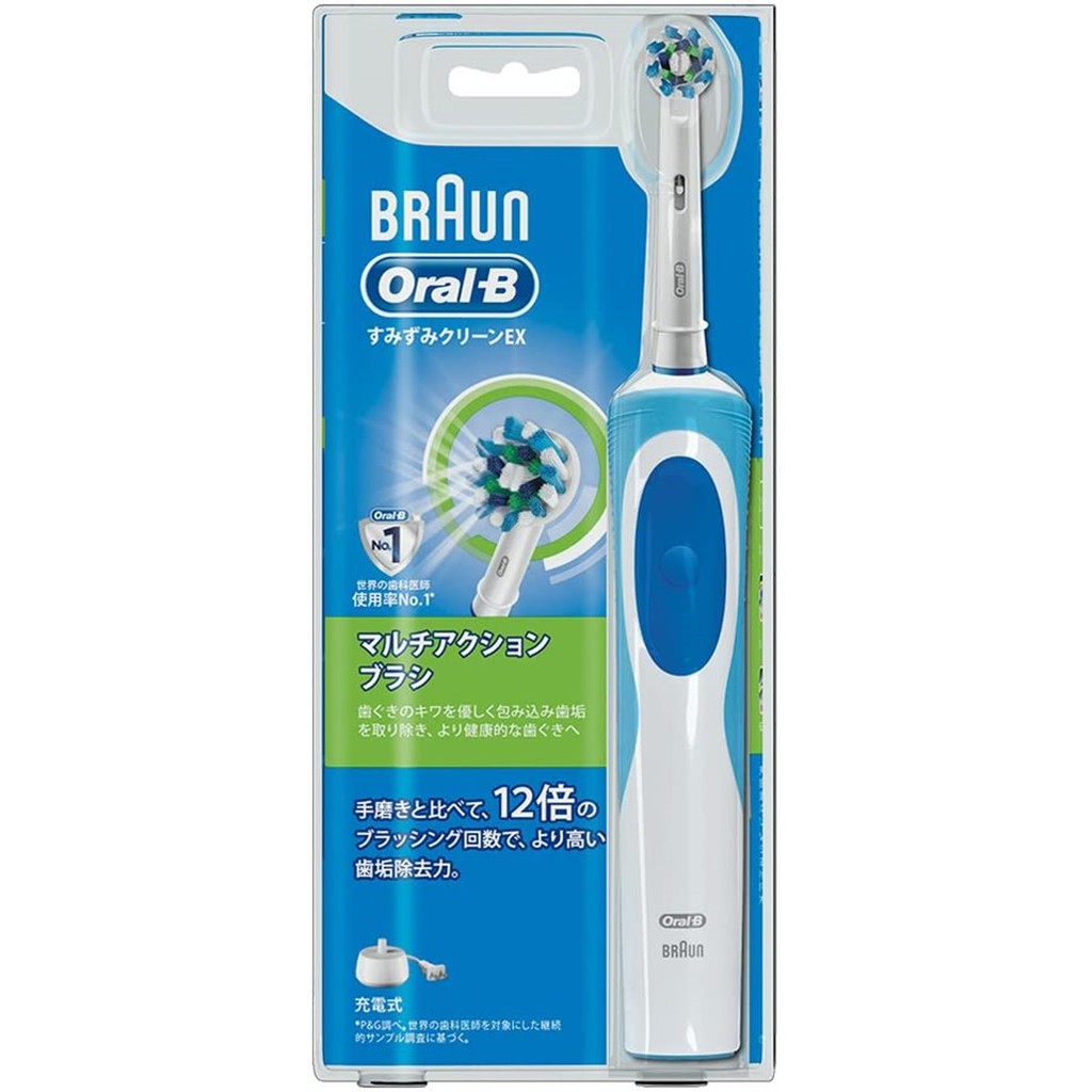 BRAUN 電動牙刷 D12013AE Oral B電動牙刷角落清潔EX 1模式類型D12013AE