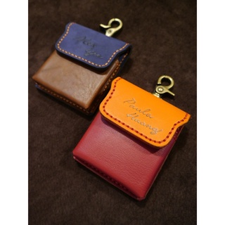 KH手工皮革工作室 MIT三星Samsung Galaxy Z Flip 5 Flip6折疊手機套 粉餅盒貝殼機手機皮套