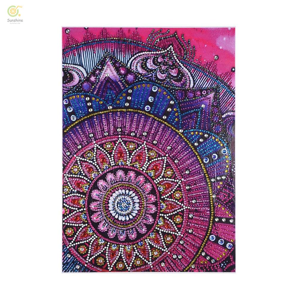 Diy5d 鑽石畫dz122曼荼羅花30x40cm 異形鑽 蝦皮購物