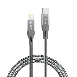 Maktar蘋果認證Lightning to USB-C&Type-c to C 強韌編織快充傳輸線快充線 MFi認證