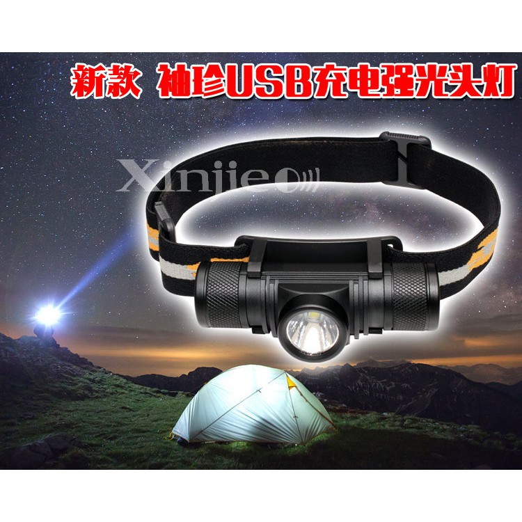 信捷【B58單】新款XM-L2 LED 強光頭燈 工作燈 工地巡邏 汽修維修 露營燈 Q5T6U2